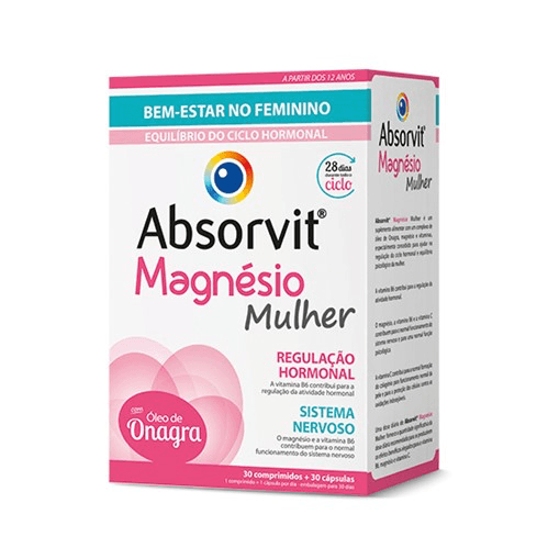 Absorvit Magnésio Complex Especial Mulher