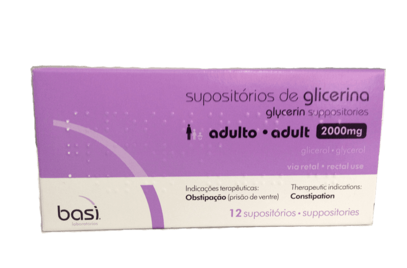 Supositórios de Glicerina Adulto Basi